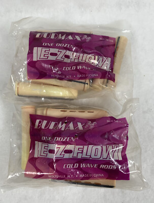 Burnax E-Z-Flow Cold Wave Rods 3  two dozen new in package