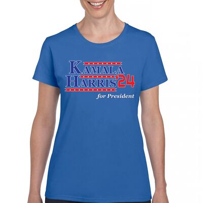 Kamala Harris '24 T-Shirt Lets Win This Madam President Im Speaking Women's Tee