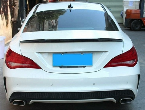 Rear Trunk Spoiler Carbon Fiber CF Fits 13-18 MB CLA Class C117 W117 FD Style - Bild 3 von 9