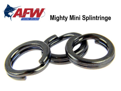  AFW Mighty Mini - die stärksten Splitringe, verschiedene Stärken, 10 Stück 