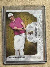 2024 UD Upper Deck Golf Portfolio Engrained Rookie #17 MATTHEW FITZPATRICK /299