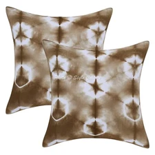 Handwoven Home Decor Cushion Tie Dye Boho Shibori Pillow Cover Case Meditation