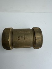 2" Brass Compression Coupling Lead-Free LF UPC Certified Pipe Repair Fitting LT
