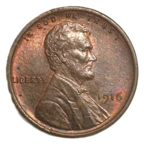 1916 1C BN Lincoln Cent- Choice UNC- SMH 2036