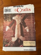 Simplicity Crafts 8100 Decorative Father Christmas Sewing Pattern