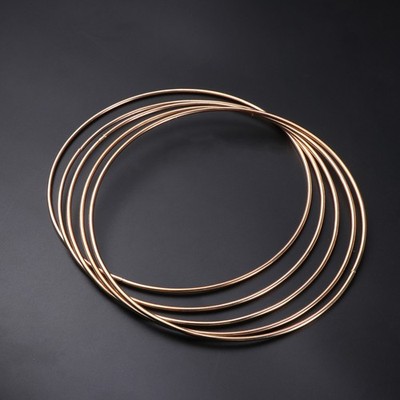 10 Pcs Metal for Dreamcatcher Round Iron Hoop DIY Accessories 7.5 cm