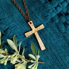 Pendentif croix de guérison en cuivre pur 1 pièce, médaillon de cheville, bij...