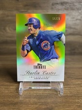 2012 Topps Tribute Starlin Castro Gold /25 #11 2012 Topps Tribute Starlin Castro Gold /25 #11