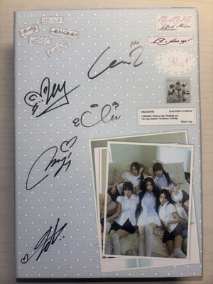 Rescene [Glow Up] All Member Autographed Signed Album | eBay