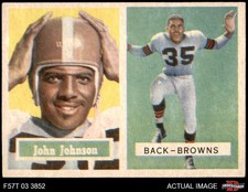 1957 Topps #16 John Johnson Browns-FB St. Mary's 6 - EX/MT