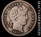 1915 Barber Dime- Fine- Better Date- No Reserve #K531
