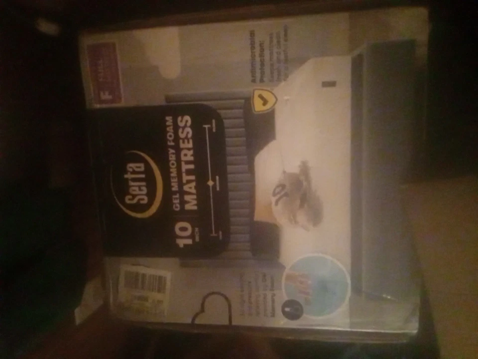 Colchón cama de refrigeración Serta de 10 pulgadas hecho en EE. UU.... Colchón de gel... Foto 3 de 4