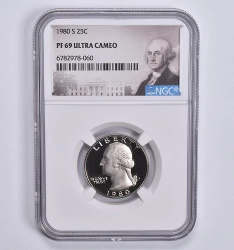 PF69 UCAM 1980-S Washington Quarter NGC Special Lbl *9967