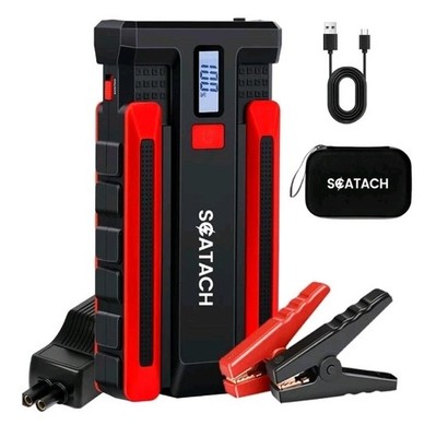 Scatach Car Battery Jump Starter, 12V Jump Starter Battery Pack (up to 10.0L...