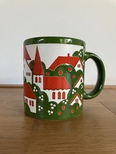 Vintage Waechtersbach Tasse Becher Häuser mit Bäumen