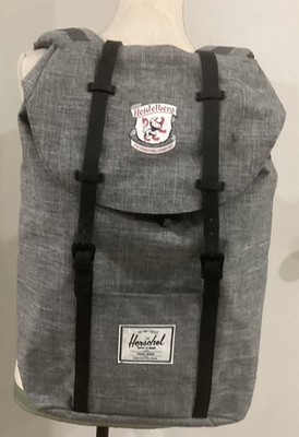 Herschel Retreat Backpack Raven Crosshatch Black Laptop Bag 15  Padded Sleeve