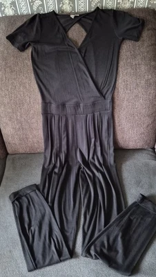 Asos Damen Jumpsuit Overall Rückenfrei Schwarz Größe 34 *Top* - Bild 1 von 4