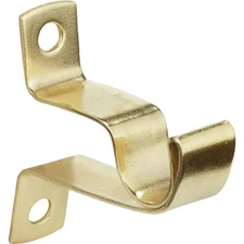 Kenney Brass 7/16 In. Cafe Rod Bracket (2-Pack) KN826NP Kenney KN826NP