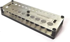 STAINLESS STEEL DRILL STAND WITH PLASTIC STURDY BASE -DIY TOOL- USA FULFILLED