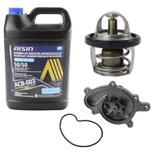 AISIN Blue Engine Coolant Water Pump Thermostat Kit For Subaru Impreza 2.0L H4
