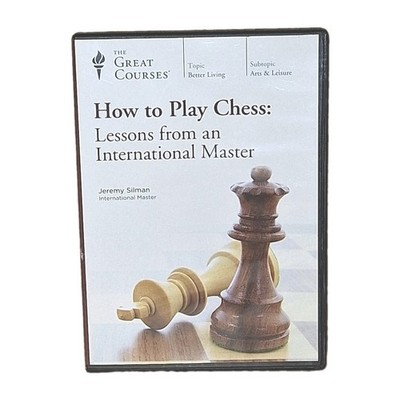 How to Play Chess The Great Courses 4 DVDs 24 Lessons 720 Minutes Master Chess