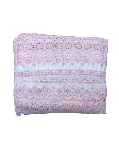 50 Cm Passamaneria Pizzo Sangallo Arricciato Passanastro Doppia Balza Rosa Alto - Bild 4 von 4