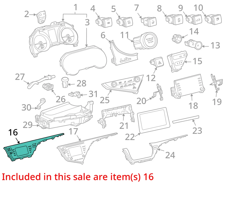 Toyota Camry 2020 receptor de radio equipo de exhibición 3079983 Foto 3 de 4