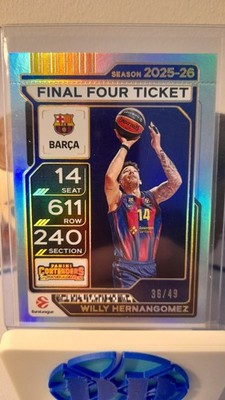 2025-26 Panini Contenders Euroleague Willy Hernangomez Final Four Ticket /49