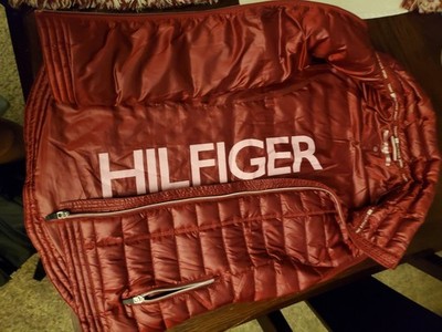 Tommy Hilfiger Sport Women s Red Puffer Vest Quilted Full Zip Down XS