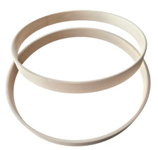 RockSolid Drums Birch Bass Drum Hoops - PAIR - 18", 20" or 22" - Natural Finish