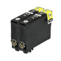2 Schwarze Tintenpatronen Ersetzen Epson T2991 (29XL) Non-Oem / Kompatibel