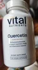 Vital Nutrients  , Quercetin -  100 capsules - EXP : 2027