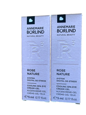 Annemarie Börlind Rose Nature Cooling Spa Eye Cream-Gel 2 x 5 ml = 10 ml NEU