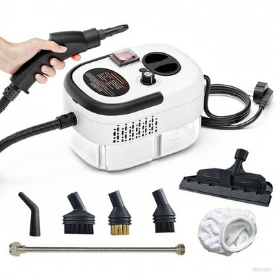 2500W Dampfreiniger Handgerät Steam Cleaner Handdampfreiniger 1.2L Dampf Reinige