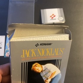 1992 Konami Nintendo NES Jack Nicklaus Golf Video Game Cartridge Boxed Complete