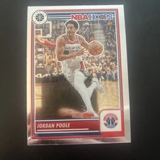 2023-24 Panini Hoops Premium Stock #277 Jordan Poole Washington Wizards