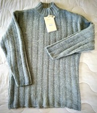 Our Legacy Ice Blue Acrylic Funnel Neck Sweater Size 50