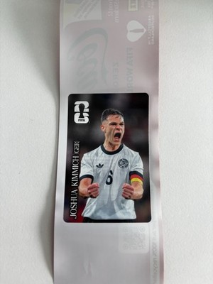 Joshua Kimmich Panini DFB FIFA 2026 World Cup Cocs Cola Sticker Germany