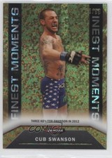 2013 Topps Finest UFC Moments Gold Refractor 63/88 Cub Swanson #FM-18 09g4