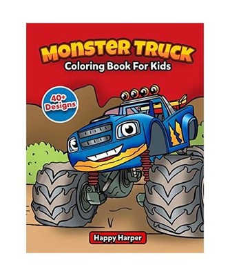 Monster Truck Coloring Book, Harper Hall