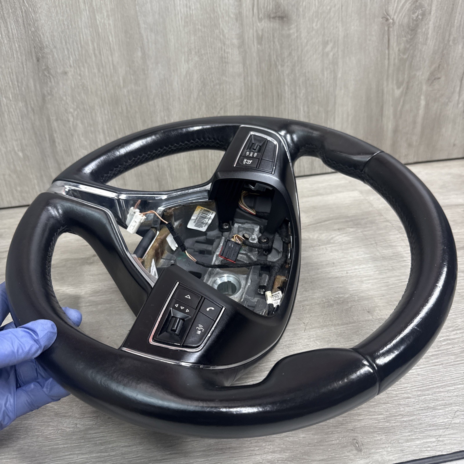 ✅ 2014-17 Maserati Ghibli Steering Wheel Assembly W/ Control Switches Black Oem
