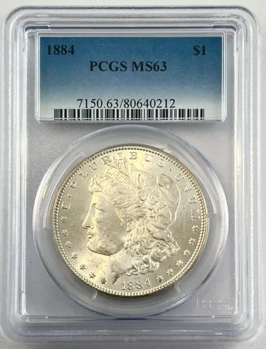 1884 Morgan Dollar PCGS MS63