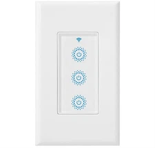 Smart Triple Light Switch, Remote Voice Control, Compatible with Alexa & Goog...