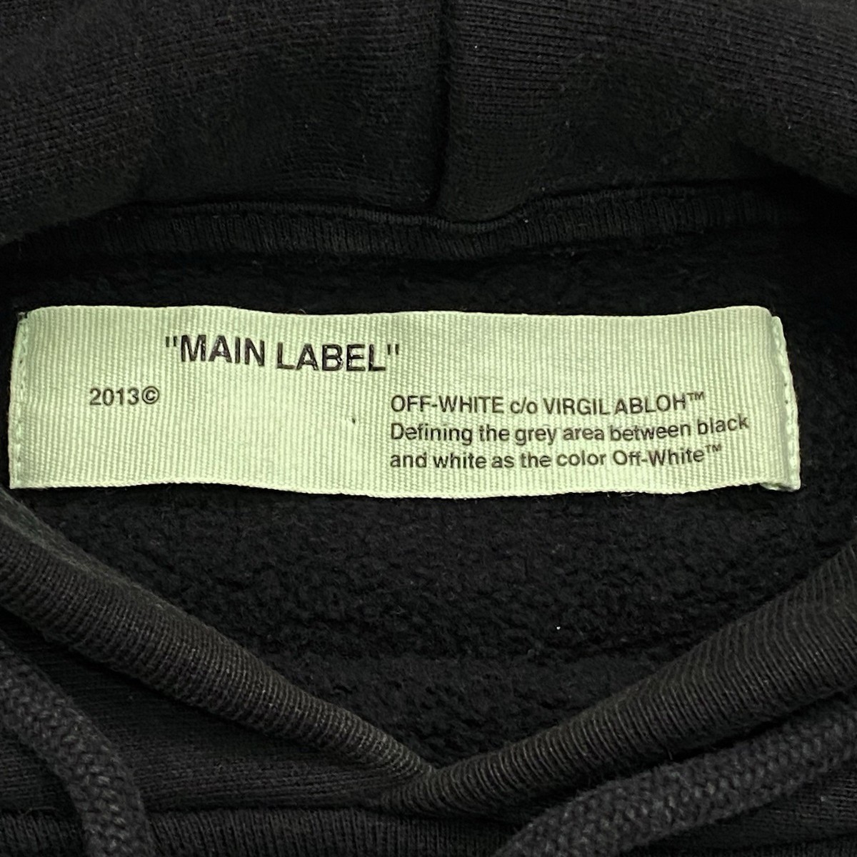 Off-White c/o Virgil Abloh Main Label 2013 Seeing Things Hoodie