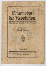 Petrels of the Revolution Prehistory Adolf Braun 1919
