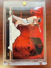 2016 Topps Chrome Red /5 ROY Chronicles Buster Posey