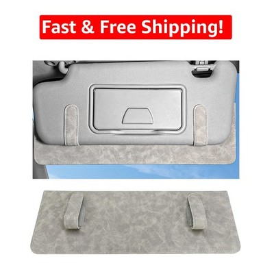 Universal Fit Sun Visor Extender: Secure Clip-On Design for Safe Driving - Gray