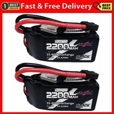 CNHL 2200Mah 3S Li po Battery 40C 11.1V Shorty Li po Battery with XT60 Plug for