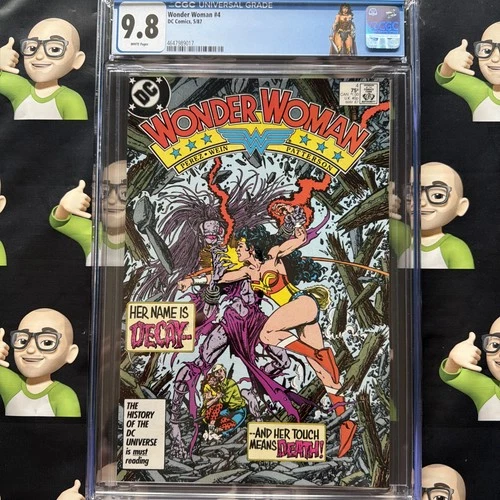 Wonder Woman 4~CGC 9.8~🏷️CUSTOM DC LABEL🏷️~🔥DECAY🔥ONLY 1 GRADED HIGHER🔥