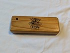 Vintage 1995 Looney Tunes Wooden Pen Holder Desk Organizer w/ Pen Warner — photo 2
